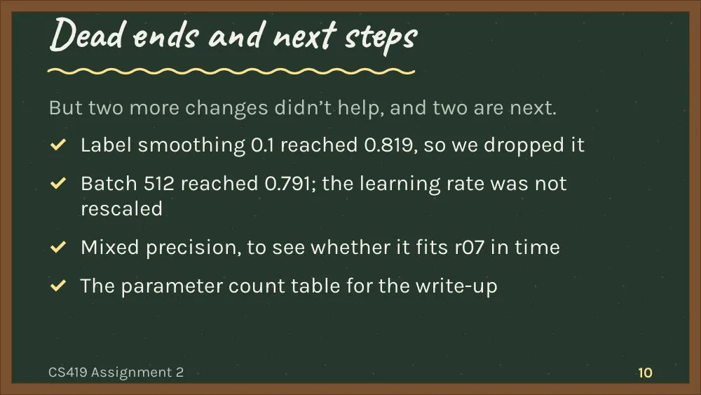 Chalkboard theme, slide 10