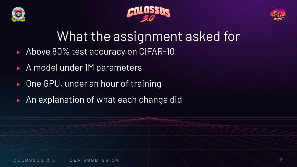 Colossus 3.0 theme, slide 2