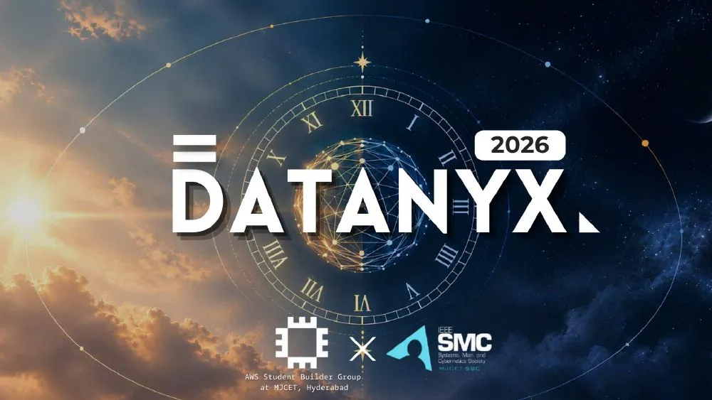 DataNyx 2026 template, first slide