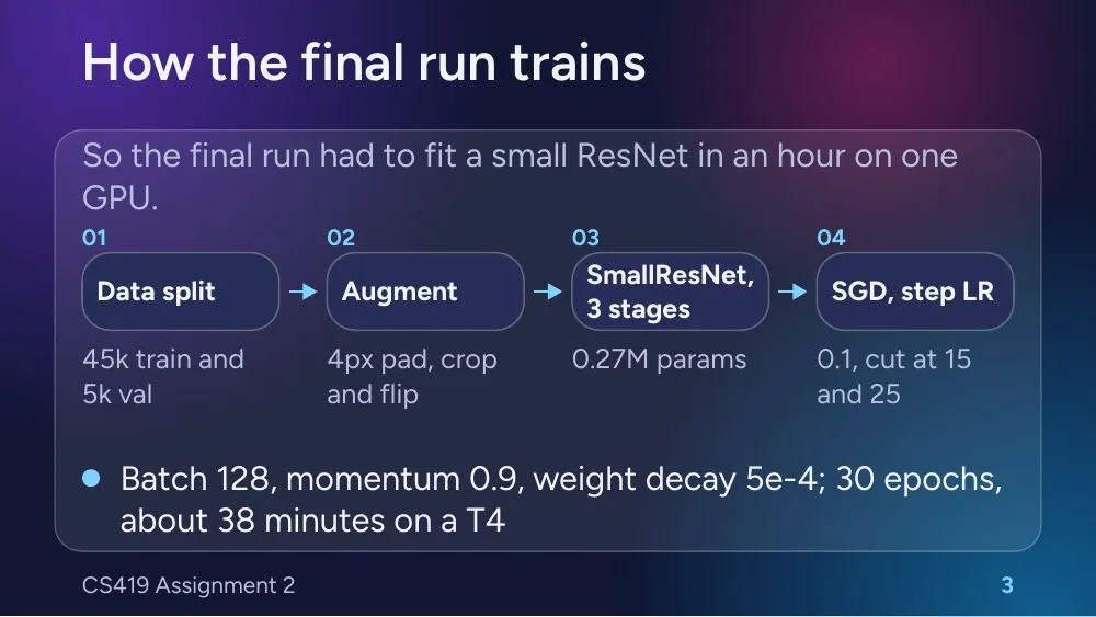 Glass theme, slide 3