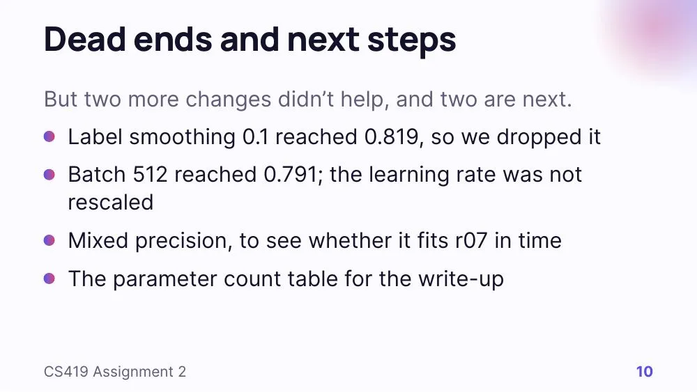 Mesh theme, slide 10